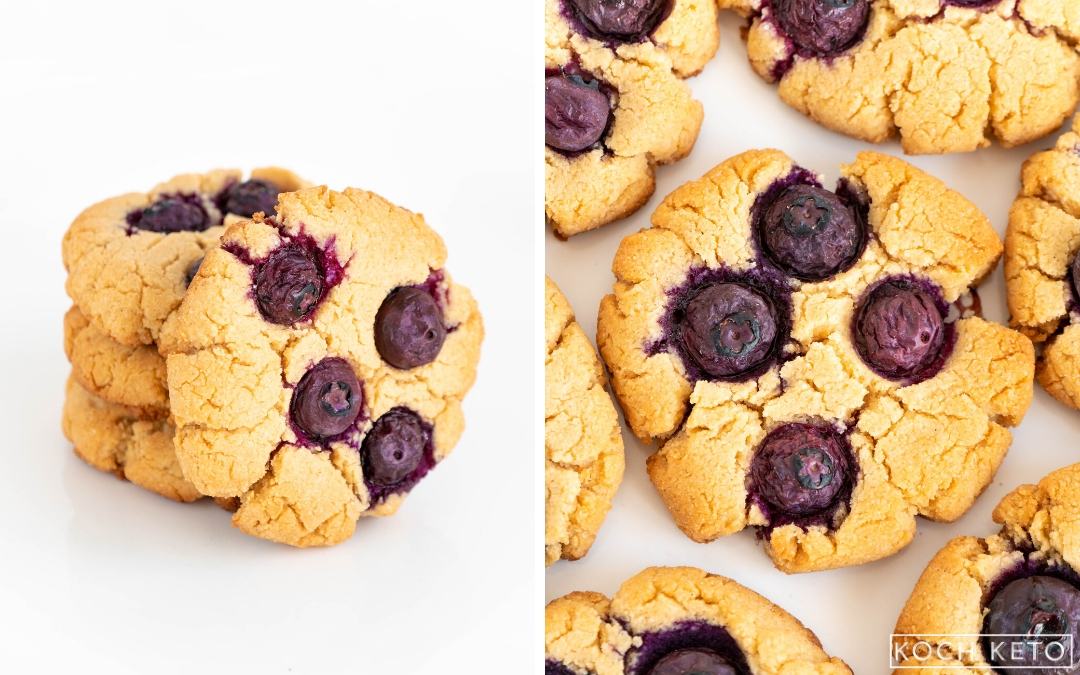 Chewy Keto Blueberry Cookies Desktop Featured Image 2