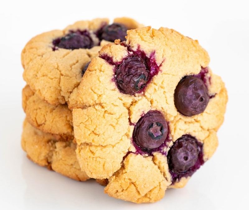 Keto Blueberry Cookies