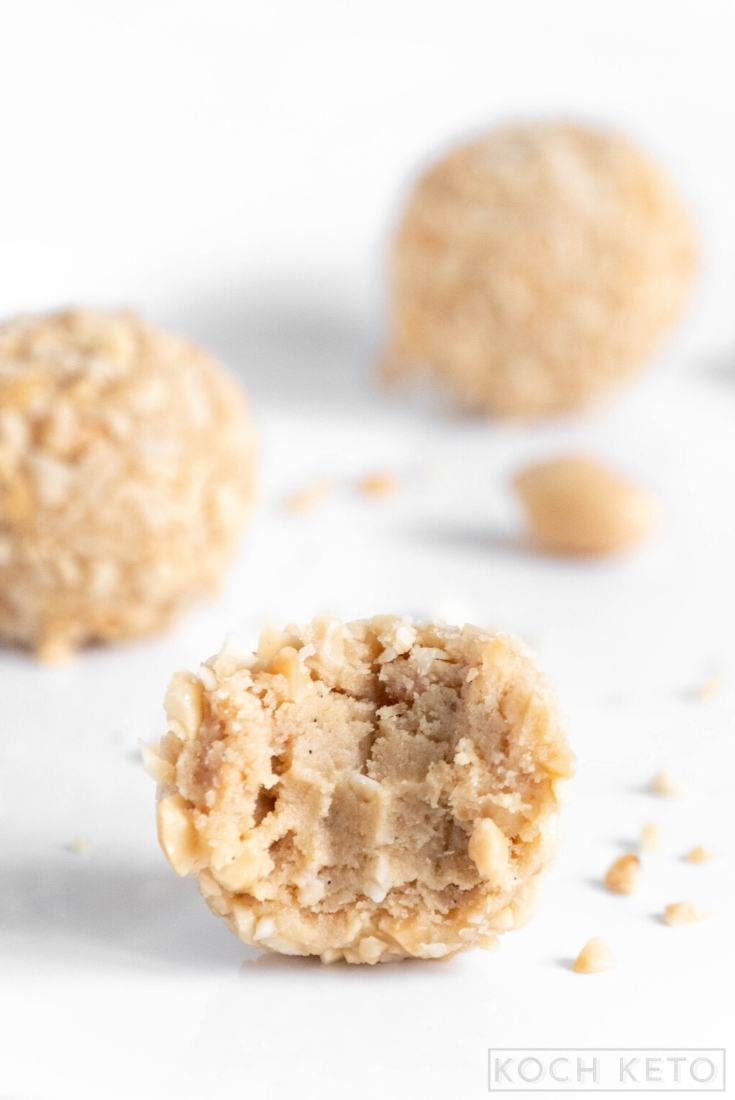 Crunchy Keto Peanut Butter Fat Bombs Image #2