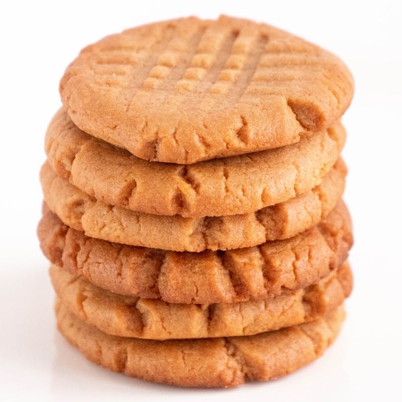Easy Keto Peanut Butter Cookies Mobile Featured Image