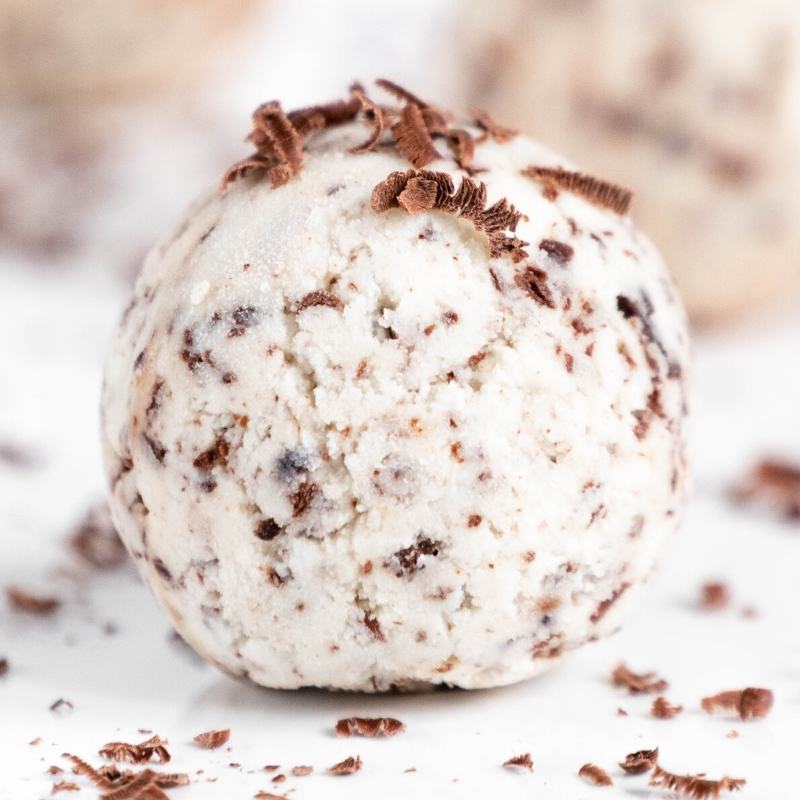 Frozen Keto Chocolate Chip Fat Bombs Mobile Featured Image