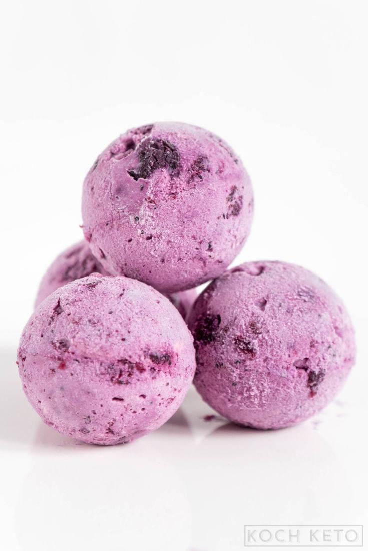 Keto Blueberry Cheesecake Fat Bombs Image #2
