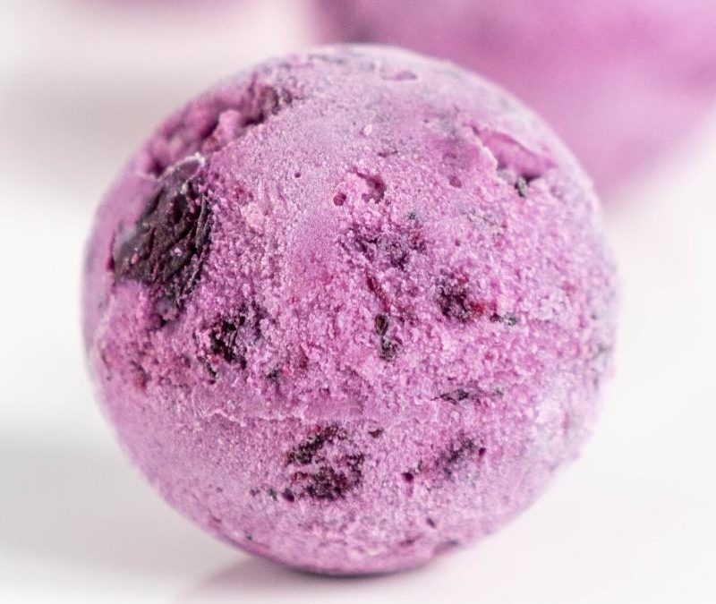 Keto Blueberry Cheescake Fat Bombs