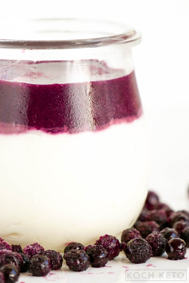 Keto Blueberry Cheesecake In A Jar Image #1