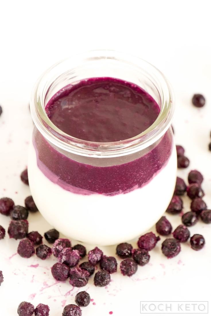 Keto Blueberry Cheesecake In A Jar Image #2