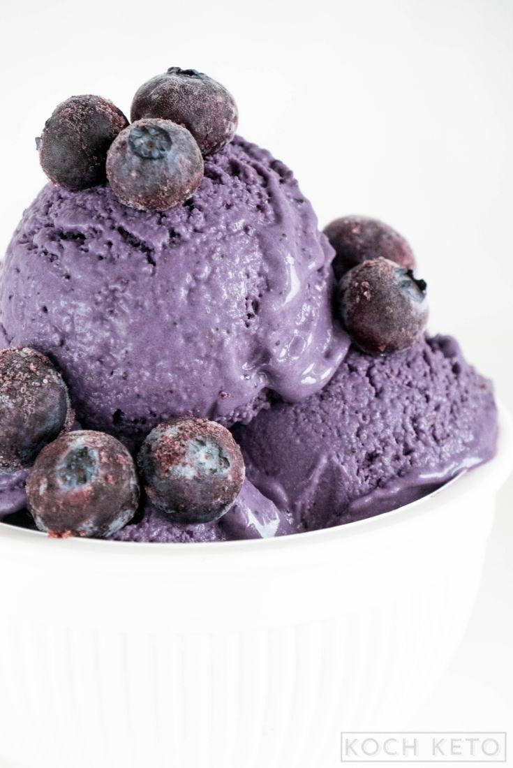 Keto Blueberry Ice Cream Image #2