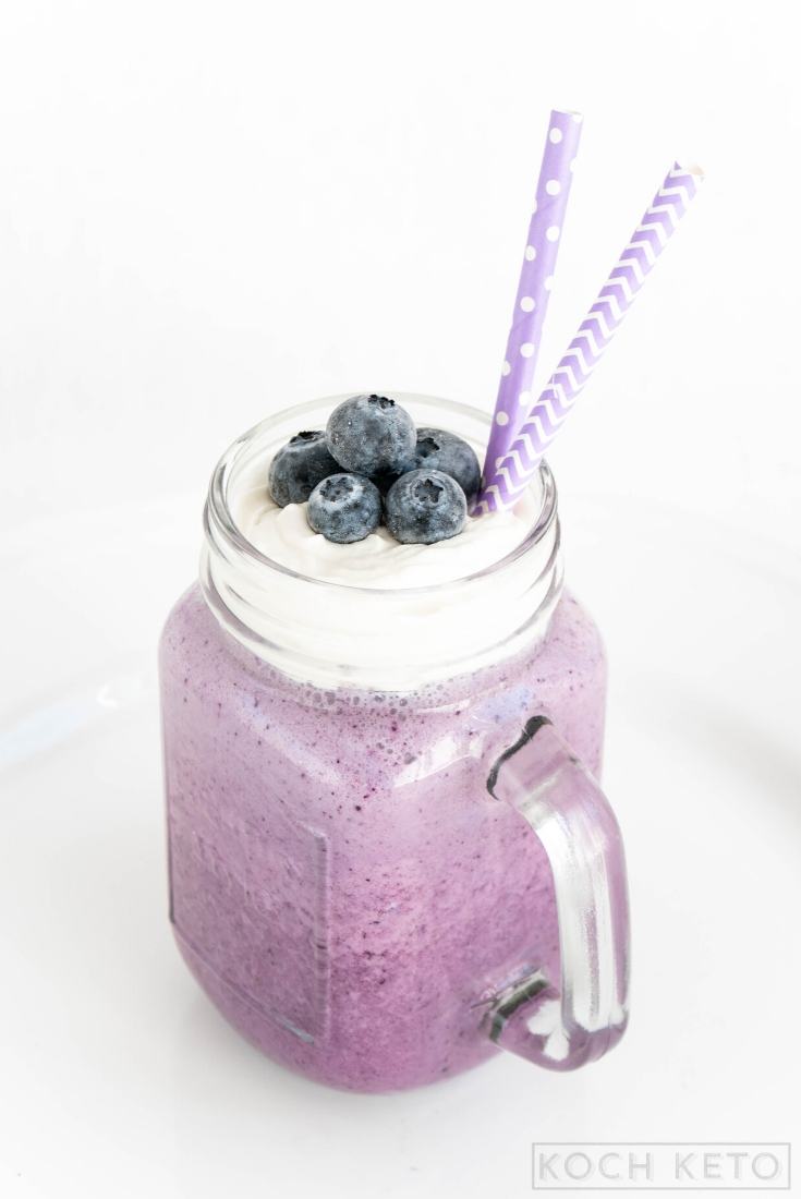 Keto Blueberry Milkshake Image #1