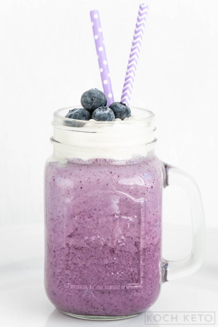 Keto Blueberry Milkshake Image #2