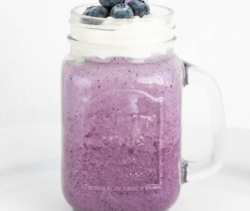 Keto Blueberry Milkshake