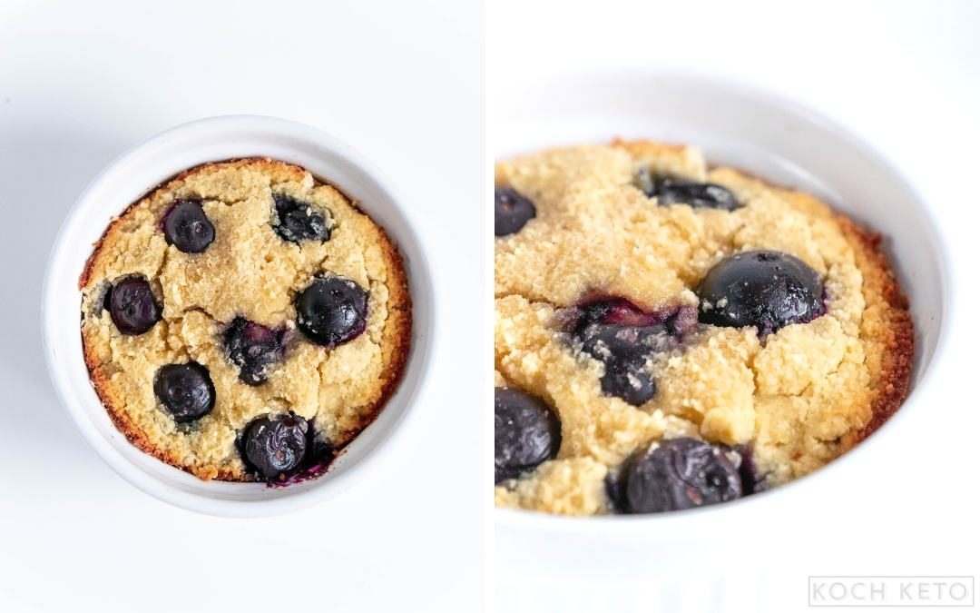 Easy Low Carb Blueberry Mug Cake Koch Keto 