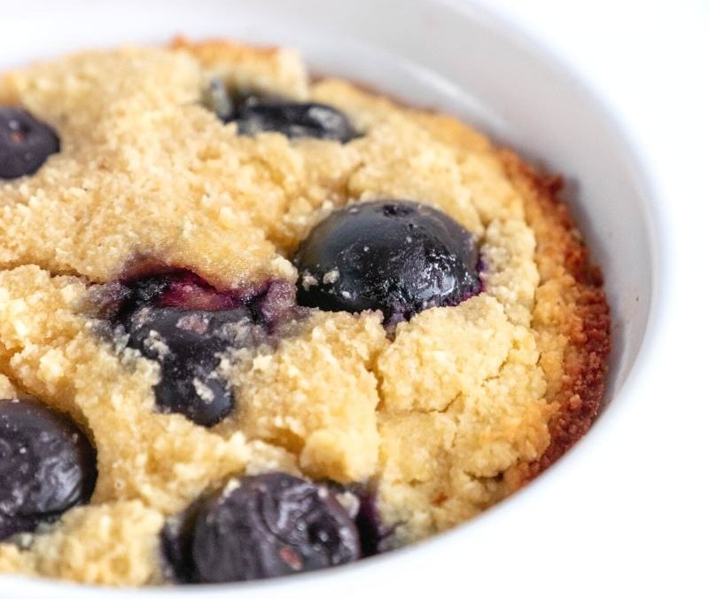 Keto Blueberry Mug Cake