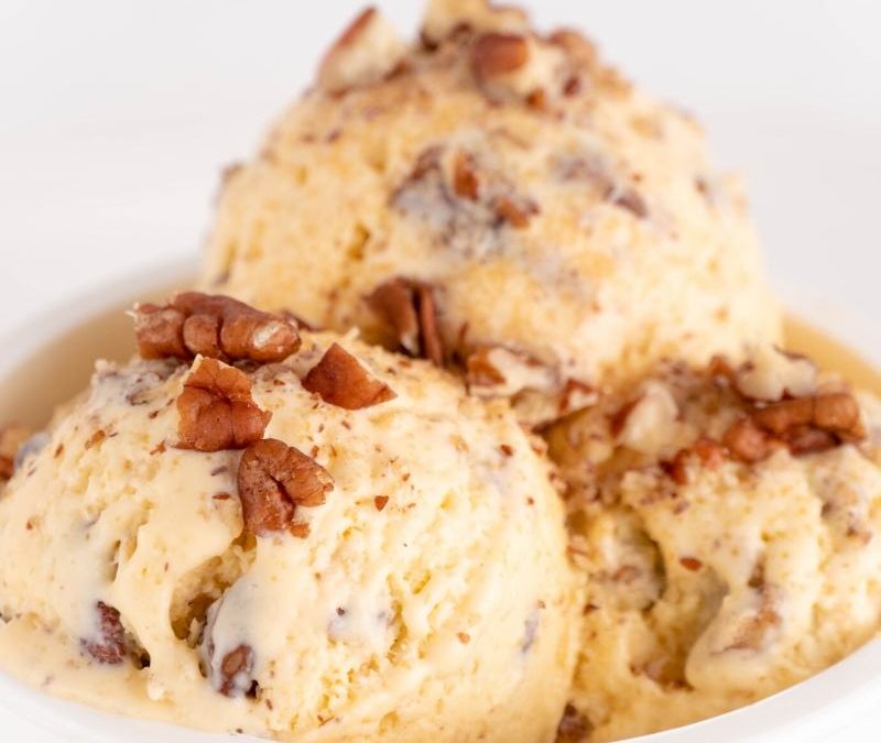 Keto Butter Pecan Ice Cream