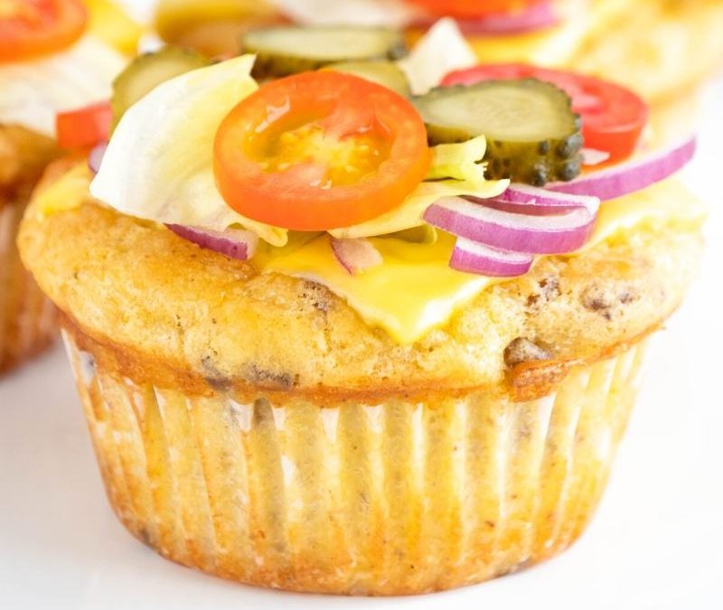 Keto Cheeseburger Muffins