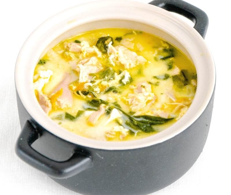 Keto Chicken Egg Drop Soup