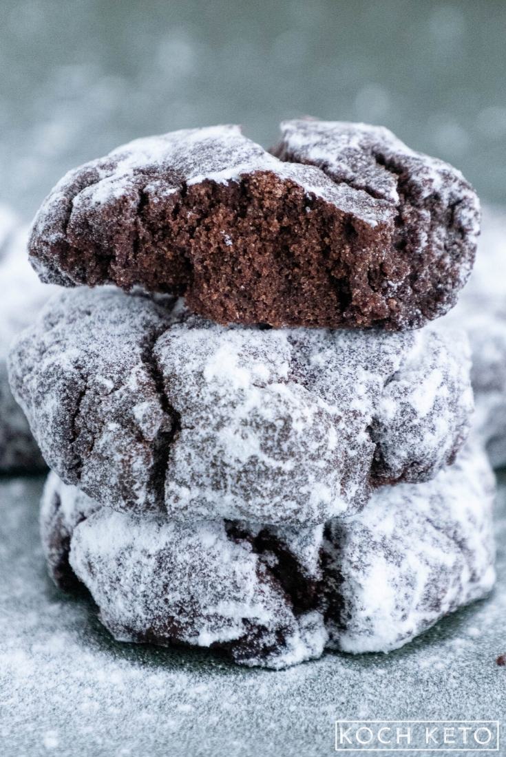 Keto Chocolate Crinkle Cookies Image #2