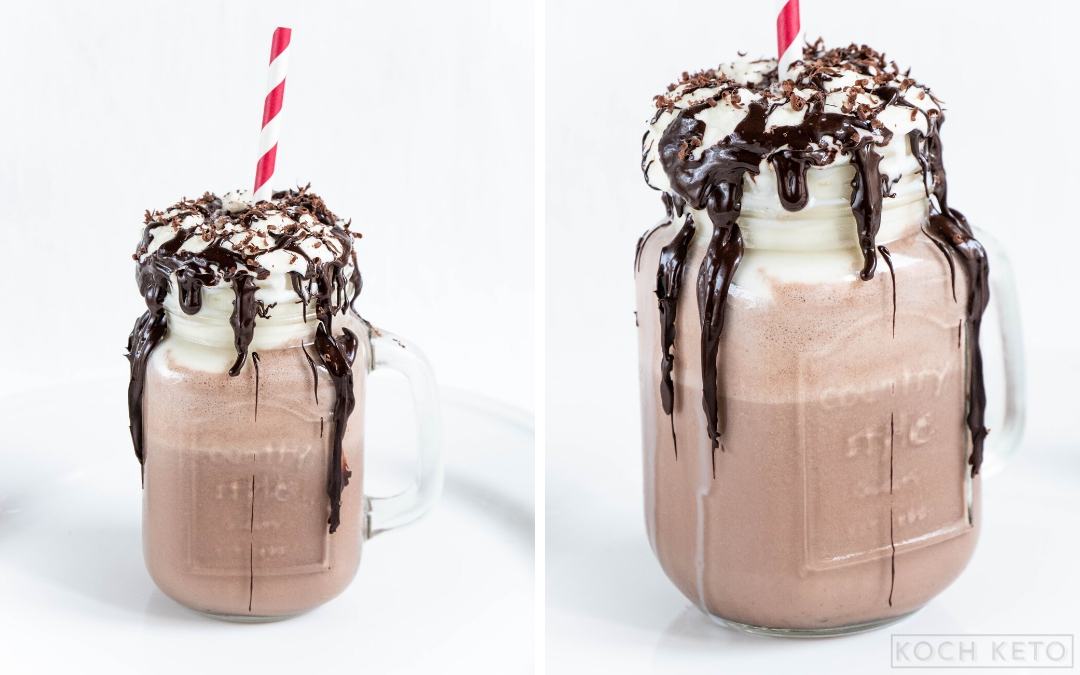 Keto Chocolate Milkshake Desktop Featured Image