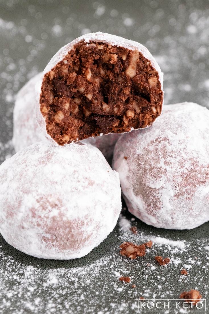 Keto Chocolate Snowball Cookies Image #2