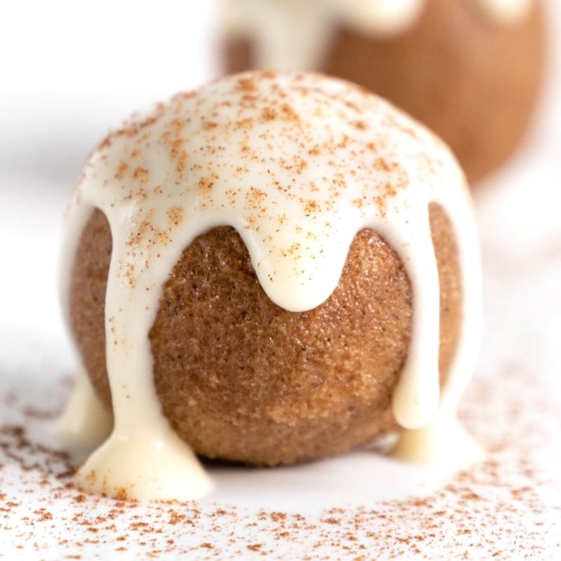 Keto Cinnamon Roll Fat Bombs Mobile Featured Image