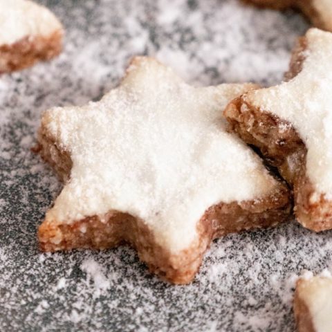 Keto Cinnamon Star Cookies
