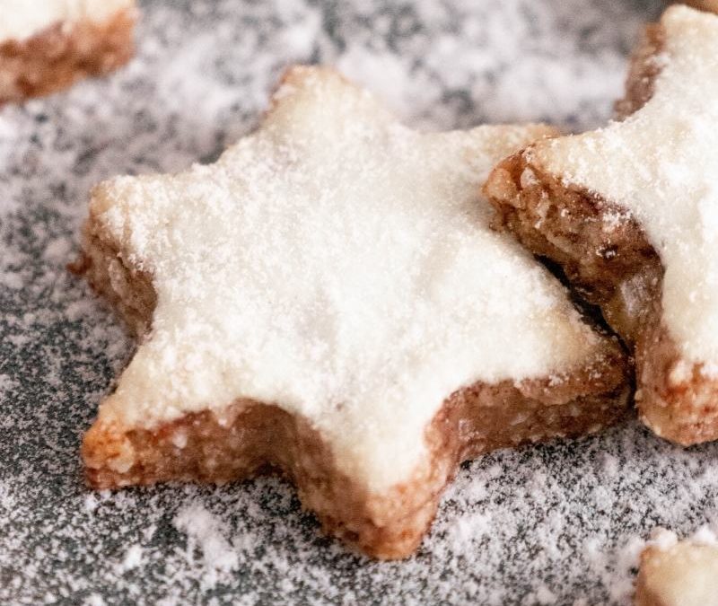 Keto Cinnamon Star Cookies