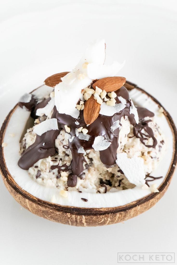 Keto Coconut Almond Ice Cream Image #1