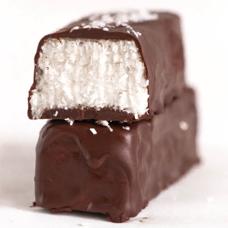 Keto Coconut Chocolate Bars Mobile Featured Image
