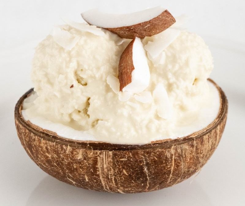 Keto Coconut Ice Cream