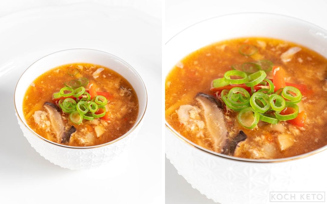 Keto Hot And Sour Soup Desktop Featured Image
