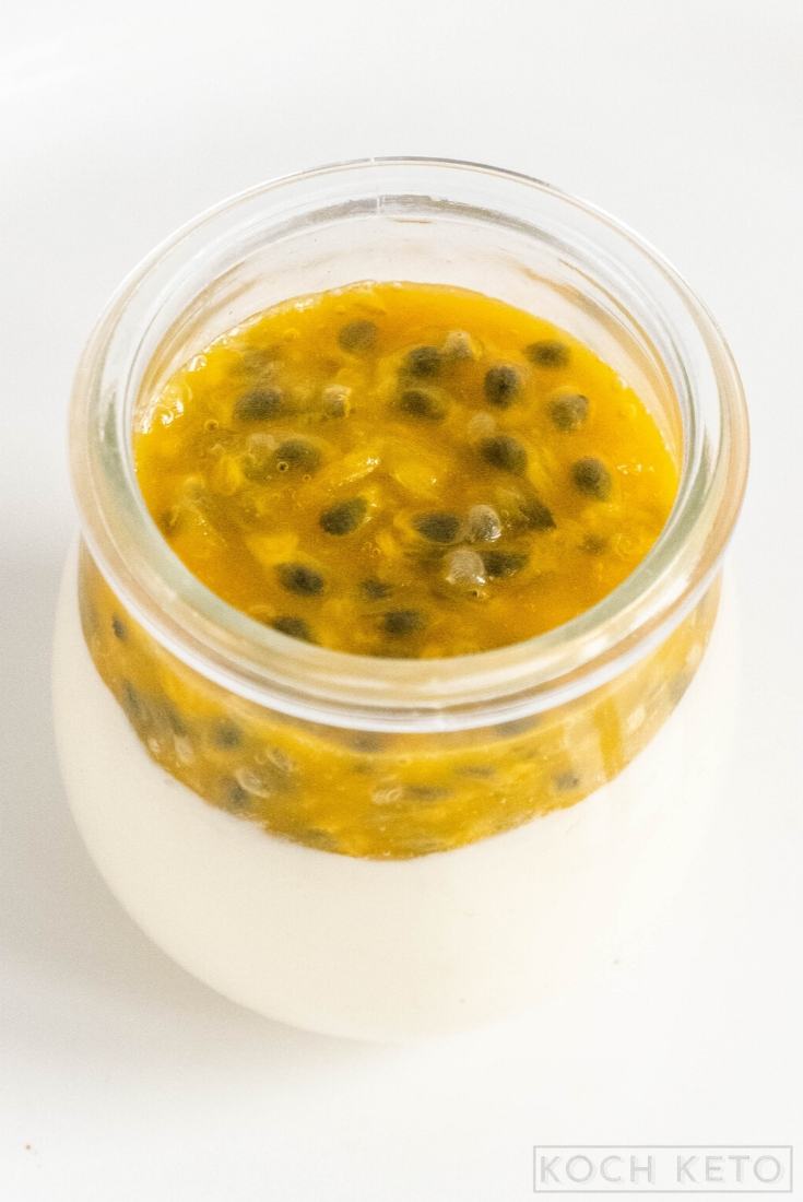 Keto Passionfruit Cheesecake In A Jar Image #1