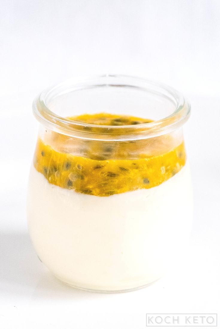 Keto Passionfruit Cheesecake In A Jar Image #2