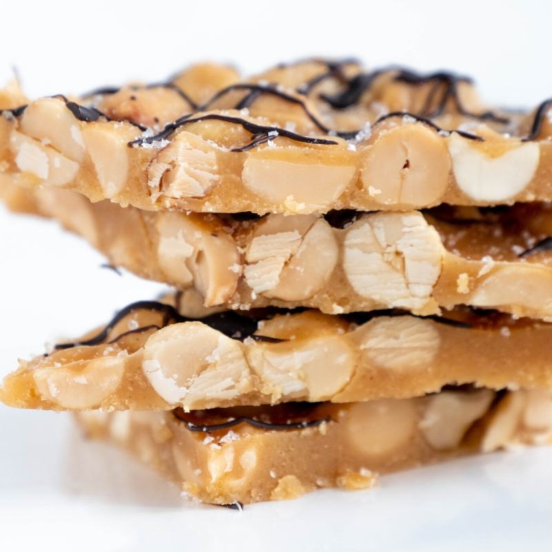 Keto Peanut Butter Caramel Bark Mobile Featured Image
