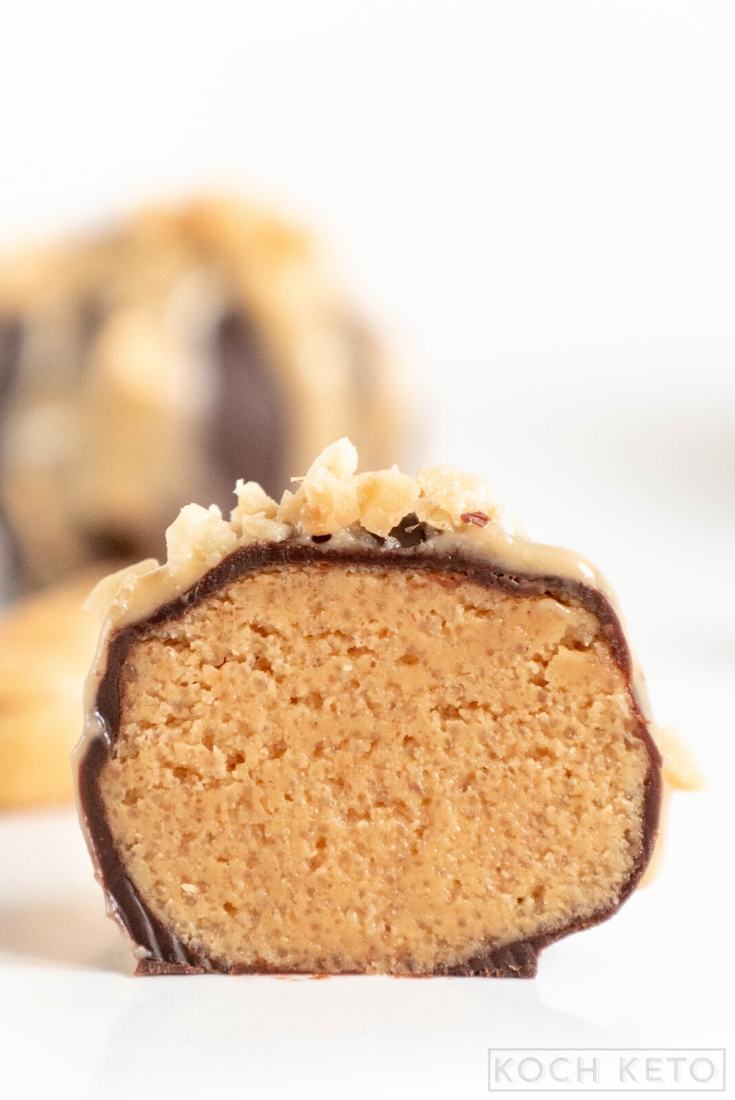 Keto Peanut Butter Chocolate Fat Bombs Image #1