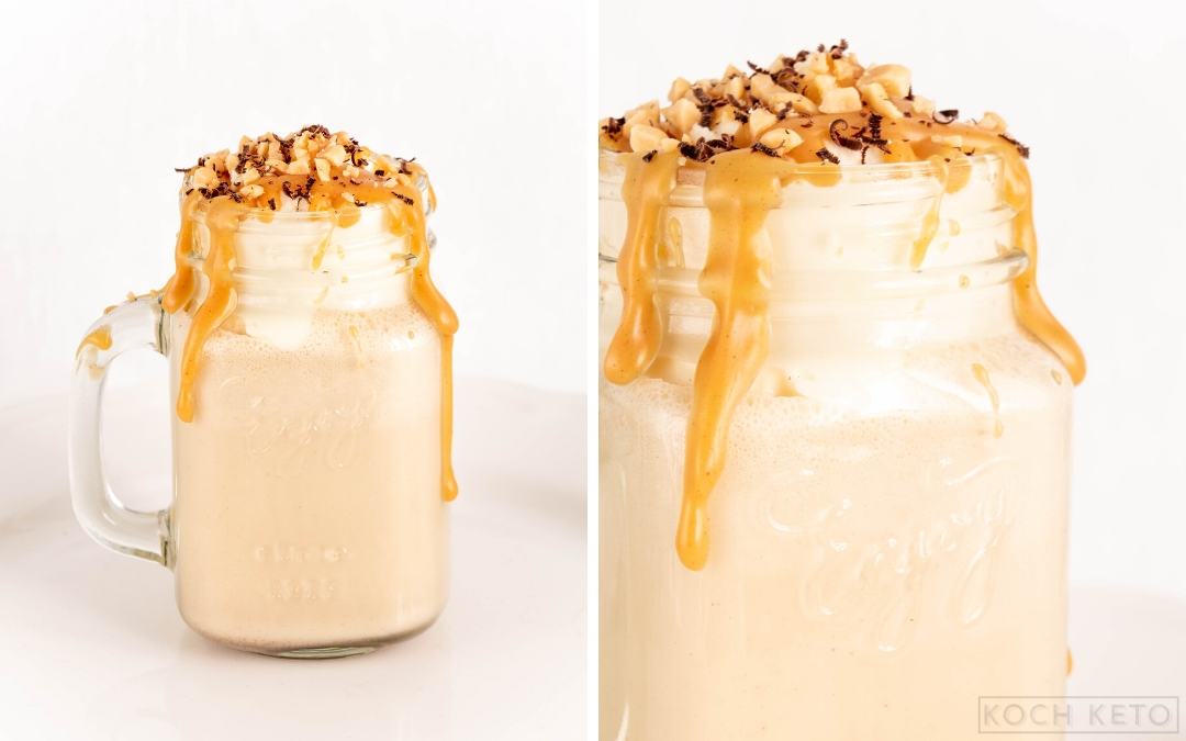 Keto Peanut Butter Milkshake Milchshake Desktop Featured Image
