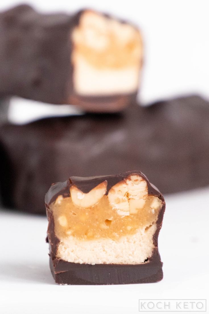 Keto Peanut Caramel Chocolate Bar Image #1