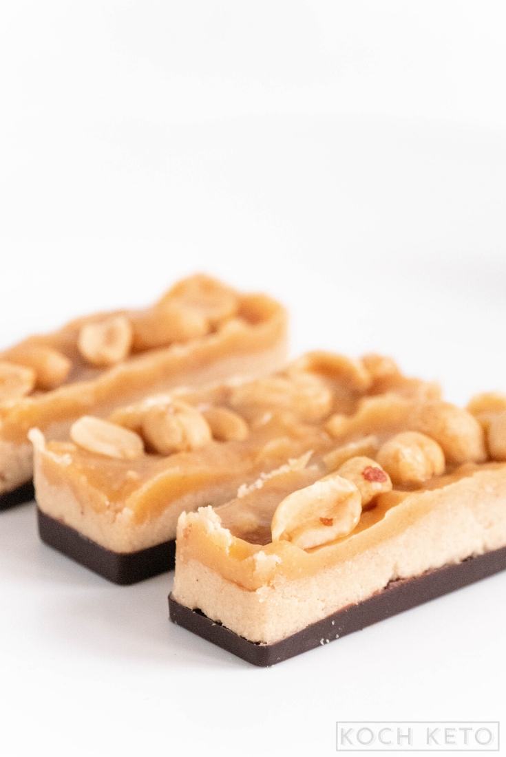 Keto Peanut Caramel Chocolate Bar Image #2
