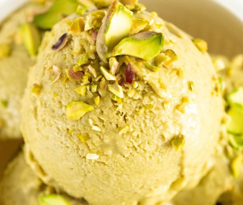 Keto Pistachio Ice Cream