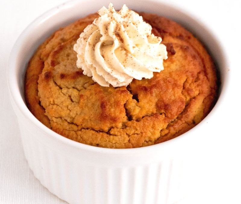 Keto Pumpkin Pie Mug Cake