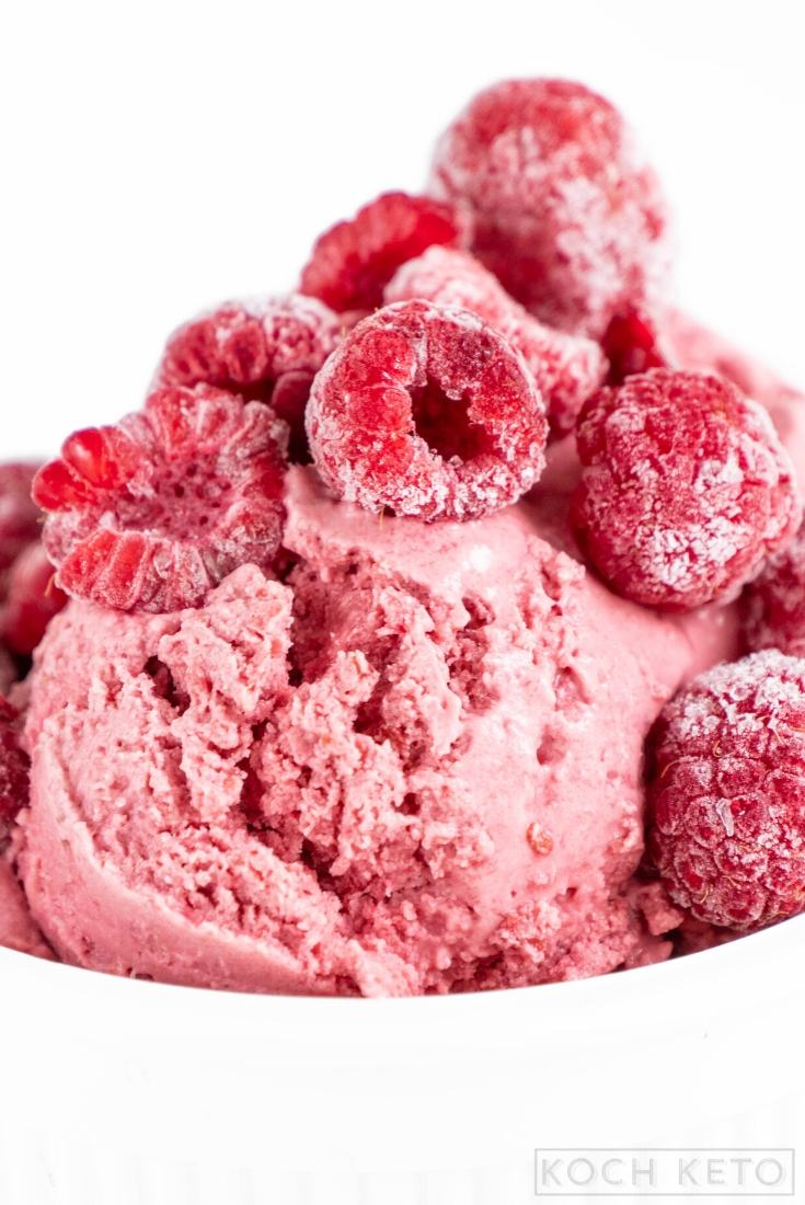 Keto Raspberry Ice Cream Image #1