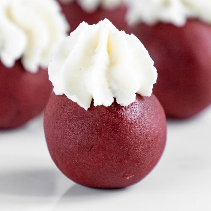 Keto Red Velvet Fat Bombs Mobile Featured Image