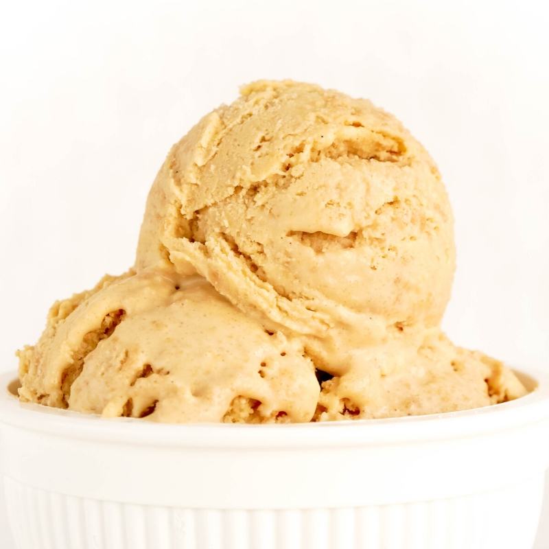 Keto Salted Caramel Ice Cream Mobile Featured Image
