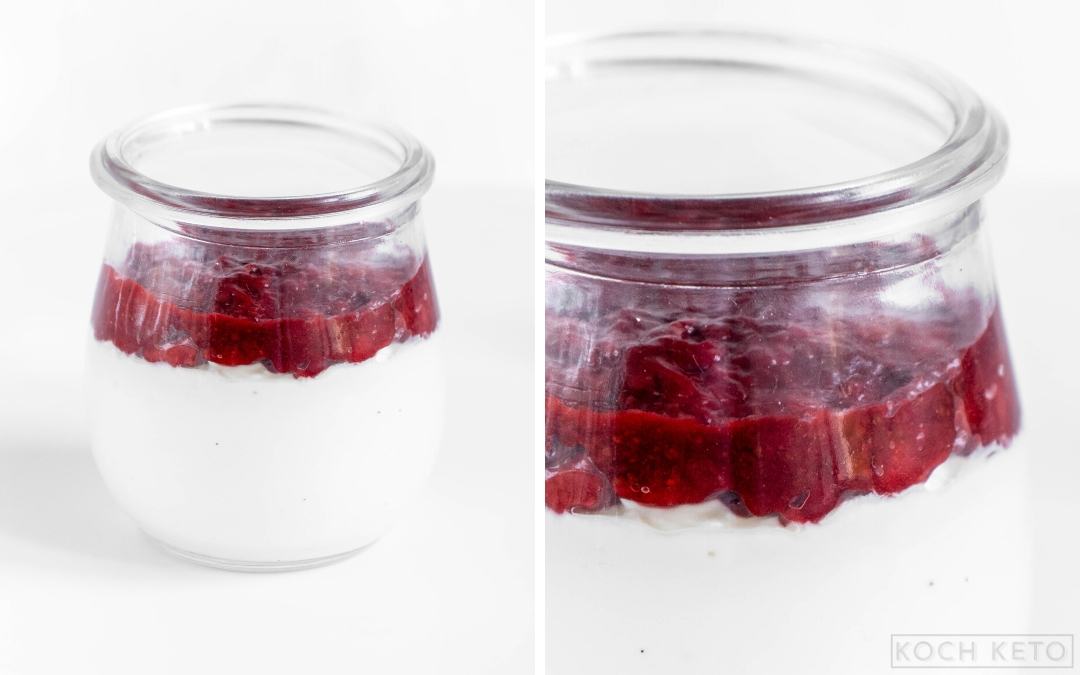Keto Strawberry Cheesecake In A Jar Desktop Featured Image