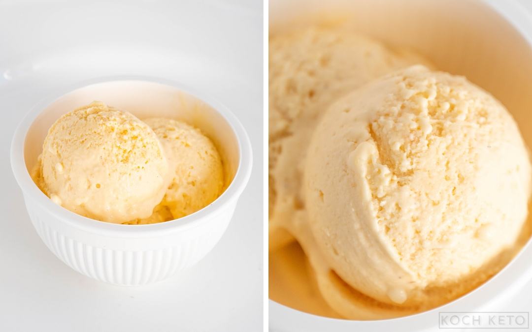 Keto Vanilla Ice Cream Desktop Featured Image