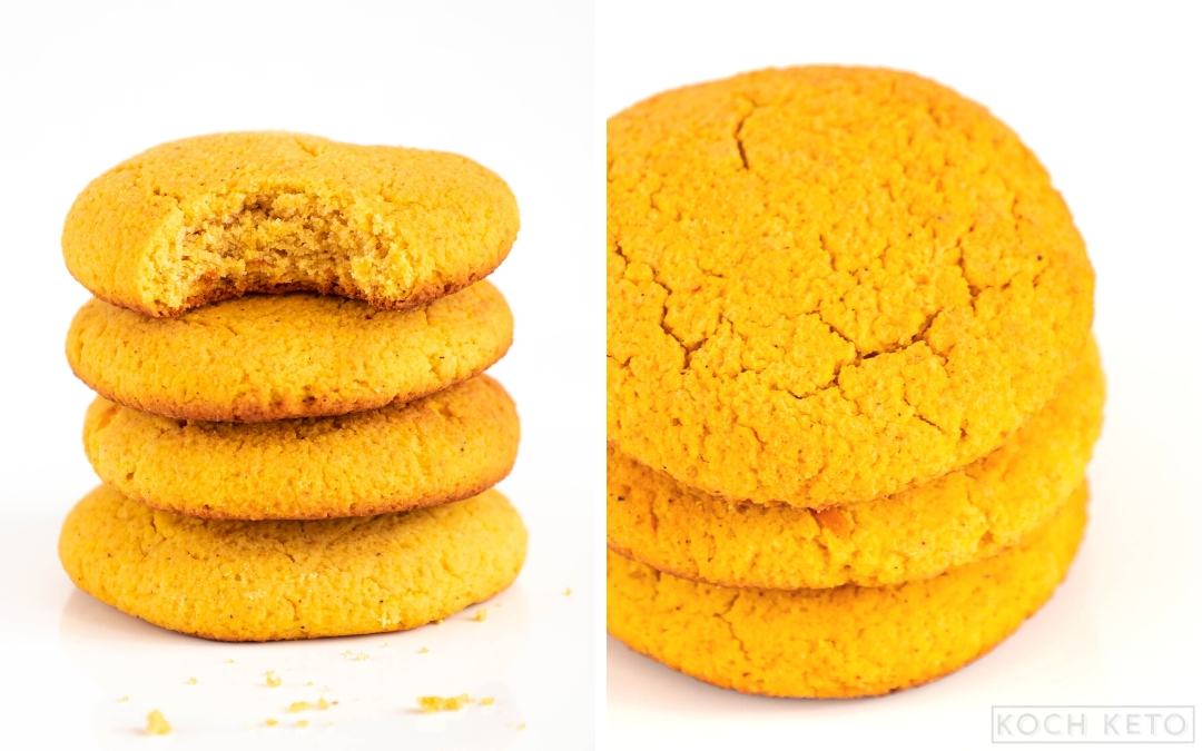 Soft Keto Pumpkin Cookies Desktop Featured Image