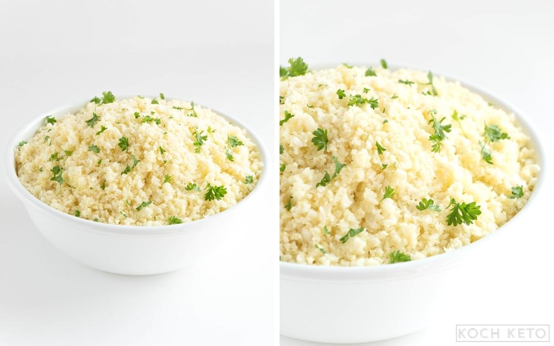 Keto Cauliflower Rice Desktop Featured Image