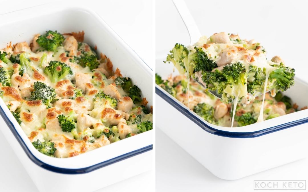Keto Chicken Broccoli Casserole Desktop Featured Image