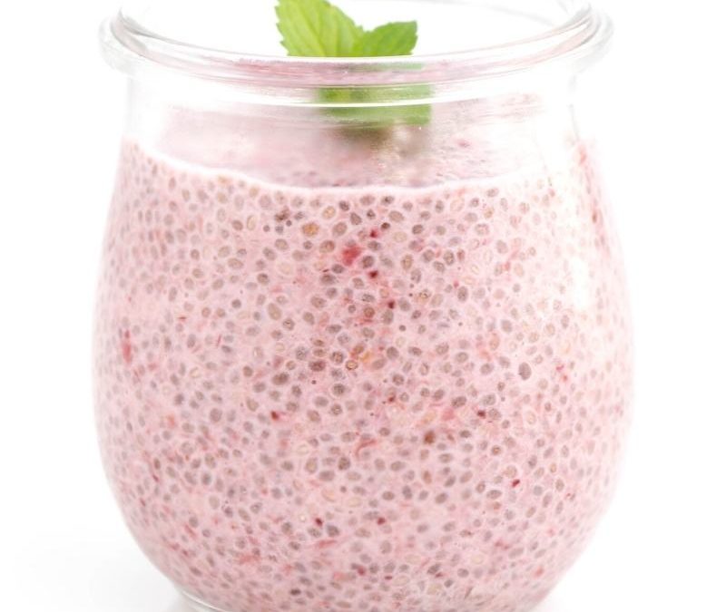 Keto Strawberry Chia Pudding