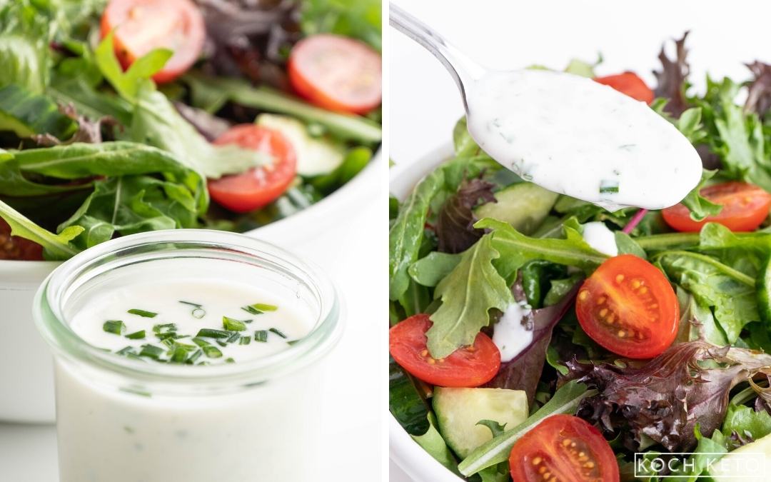 Keto Yogurt Salad Dressing Desktop Featured Image