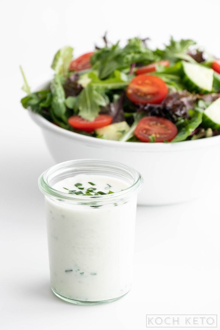 Keto Yogurt Salad Dressing Image #2