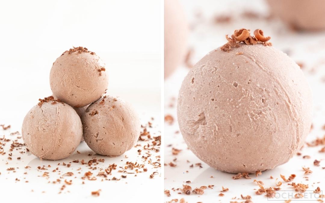 Frozen Keto Chocolate Fat Bombs Desktop Featured Image