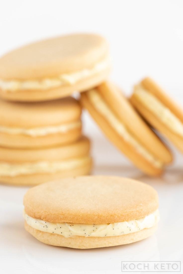 Golden Keto Sandwich Cookies Image #1